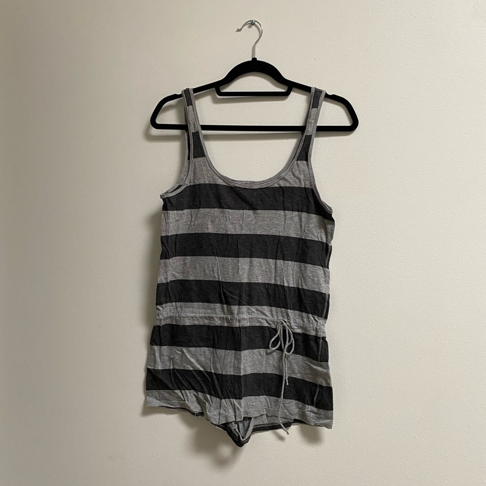 Forever 21 Striped Romper S